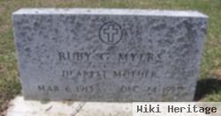 Ruby G. Myers