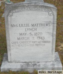 Lillie Everett Matthews Lynch