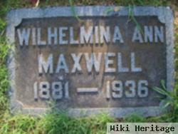 Wilhelmina Ann Maxwell