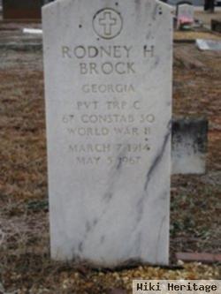 Pvt Rodney Hudson Brock