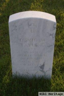 David M Taylor