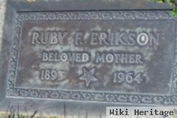 Ruby F. Erikson