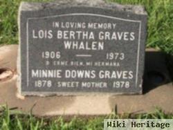 Minnie Lois Downs Graves