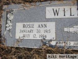 Rosie Ann Uselton Wilson