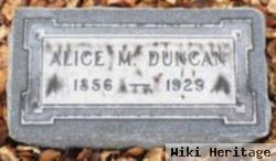 Alice M. Worthington Duncan