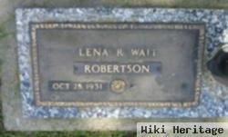 Lena R Wait Robertson