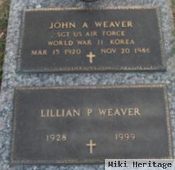 Sgt John A Weaver