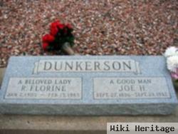 Joe H Dunkerson