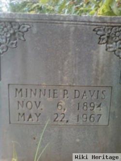 Minnie P Davis