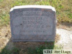 Henrietta Benning