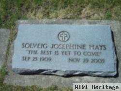 Solveig Josephine Lande Hays