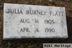 Julia Burney Platt