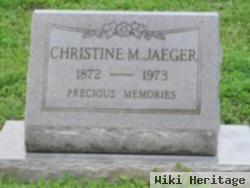 Christine M Jaeger