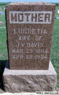 Lucretia A. "lutie" Ware Davis