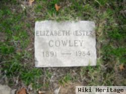 Elizabeth Ester Harvell Cowley