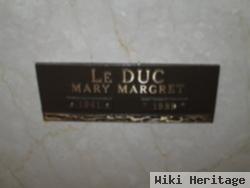 Mary Margaret Le Duc