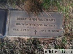 Mary Ann Harper Mccrary