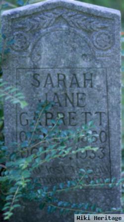 Sarah Jane Potter Garrett