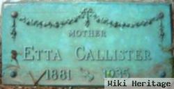 Etta Callister