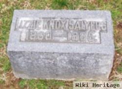 Elizabeth "lizzie" Knox Salyers