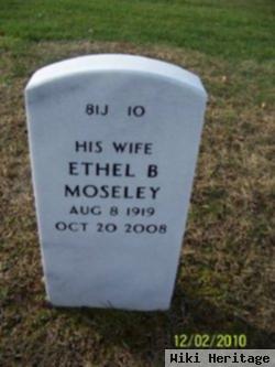 Ethel B Moseley