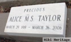 Alice S Miller Taylor