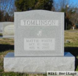 Mattie White Tomlinson