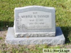 Myrtle B "bah" Tanner