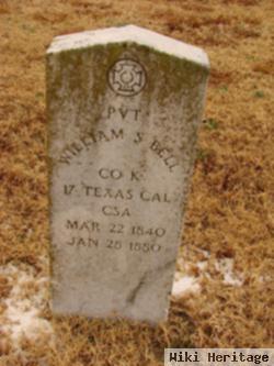 Pvt William Samuel Bell