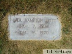 Paul Hampton Britt