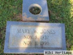 Mary W Jones