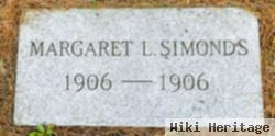 Margaret L Simonds