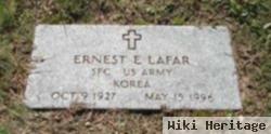 Ernest E "ernie" Lafar