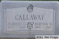 Herbert G Callaway