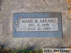 Adah M. Abrams