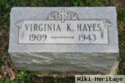 Virginia K Hayes