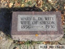 Mary E. De Witt