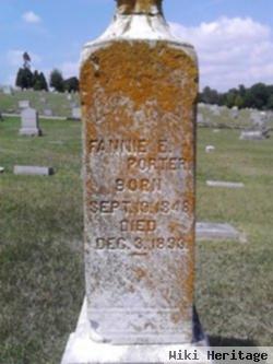 Francis Elizabeth "fannie" Sizer Porter