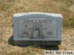 Carrie E. Ricketts Cook