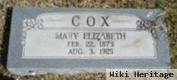 Mary Elizabeth "lizzie" Strother Cox