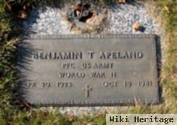 Benjamin T Apeland