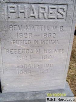 Rev Matthew B. Phares