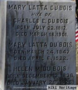 Mary Latta Du Bois