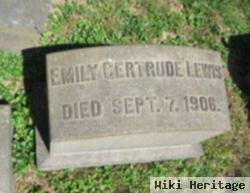 Emily Gertrude Fox Lewis