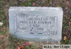 Priscilla Bowman Cade