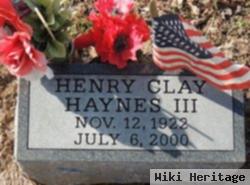 Henry Clay Haynes, Iii