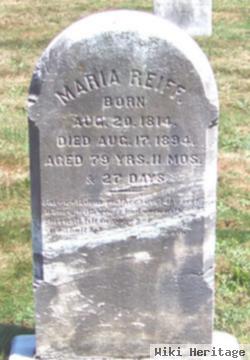 Mrs Maria Benner Reiff