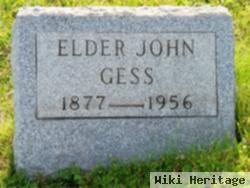 Elder John Gess