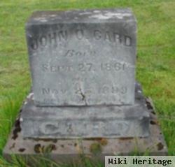 John O Card