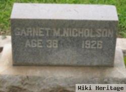 Garnet M. Nicholson